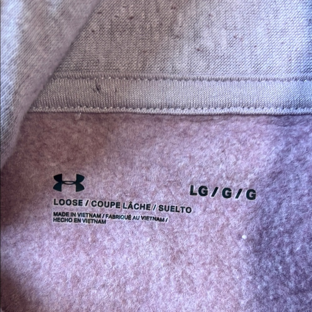 Under Armour Lavender Cowl Neck Sweatshirt - Picture 3 of 10